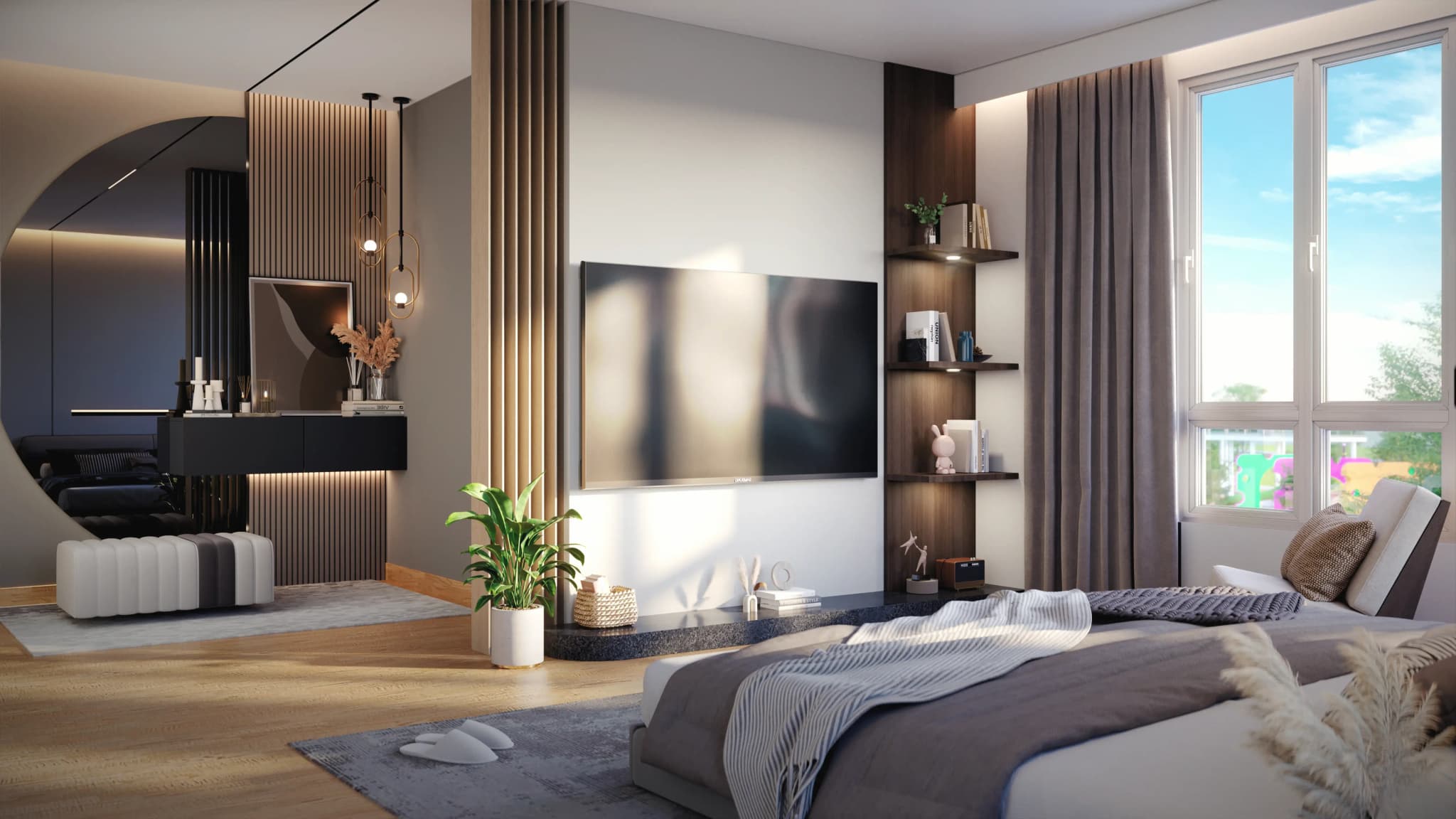 master bed graded