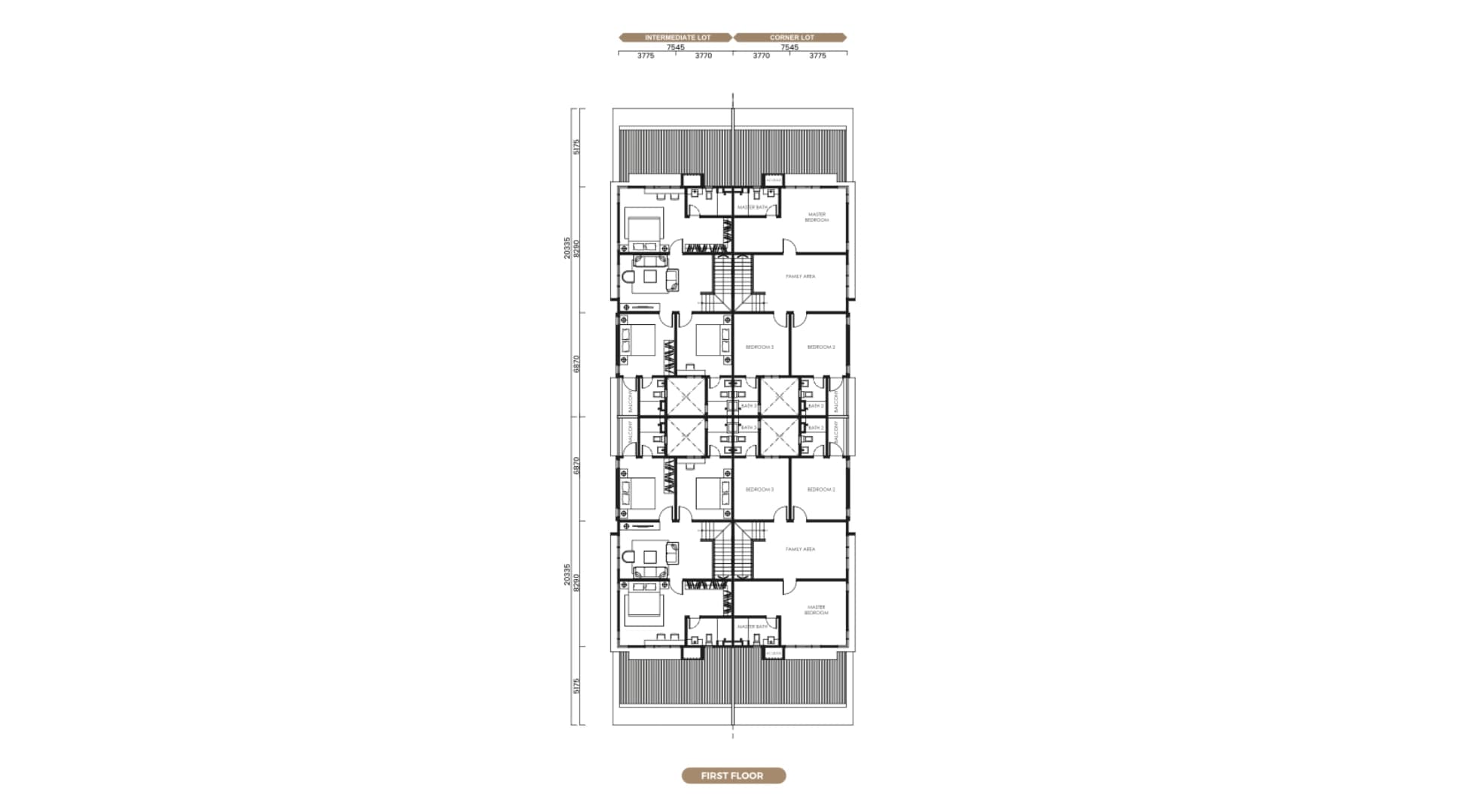 cluster home first floor