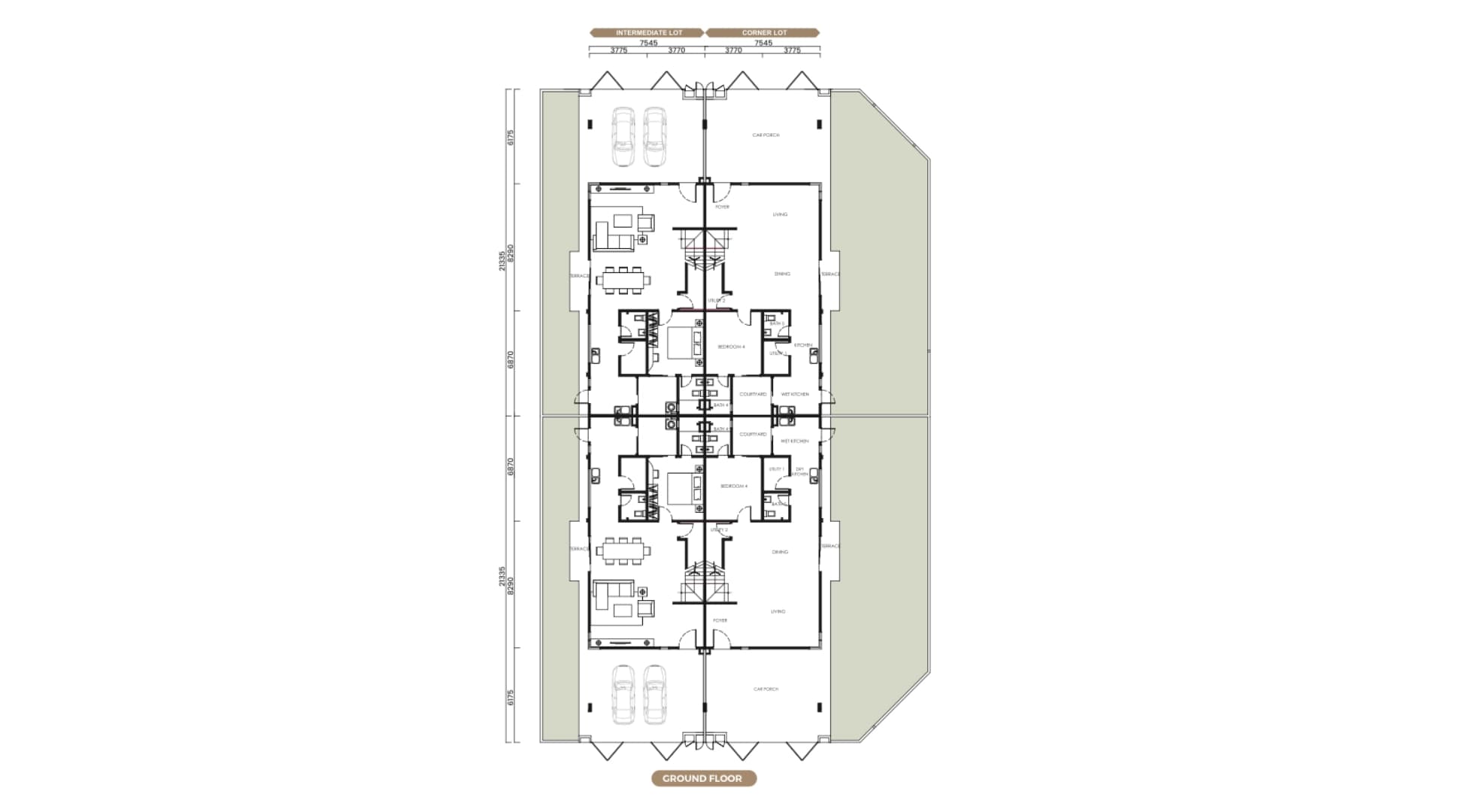 cluster home ground floor