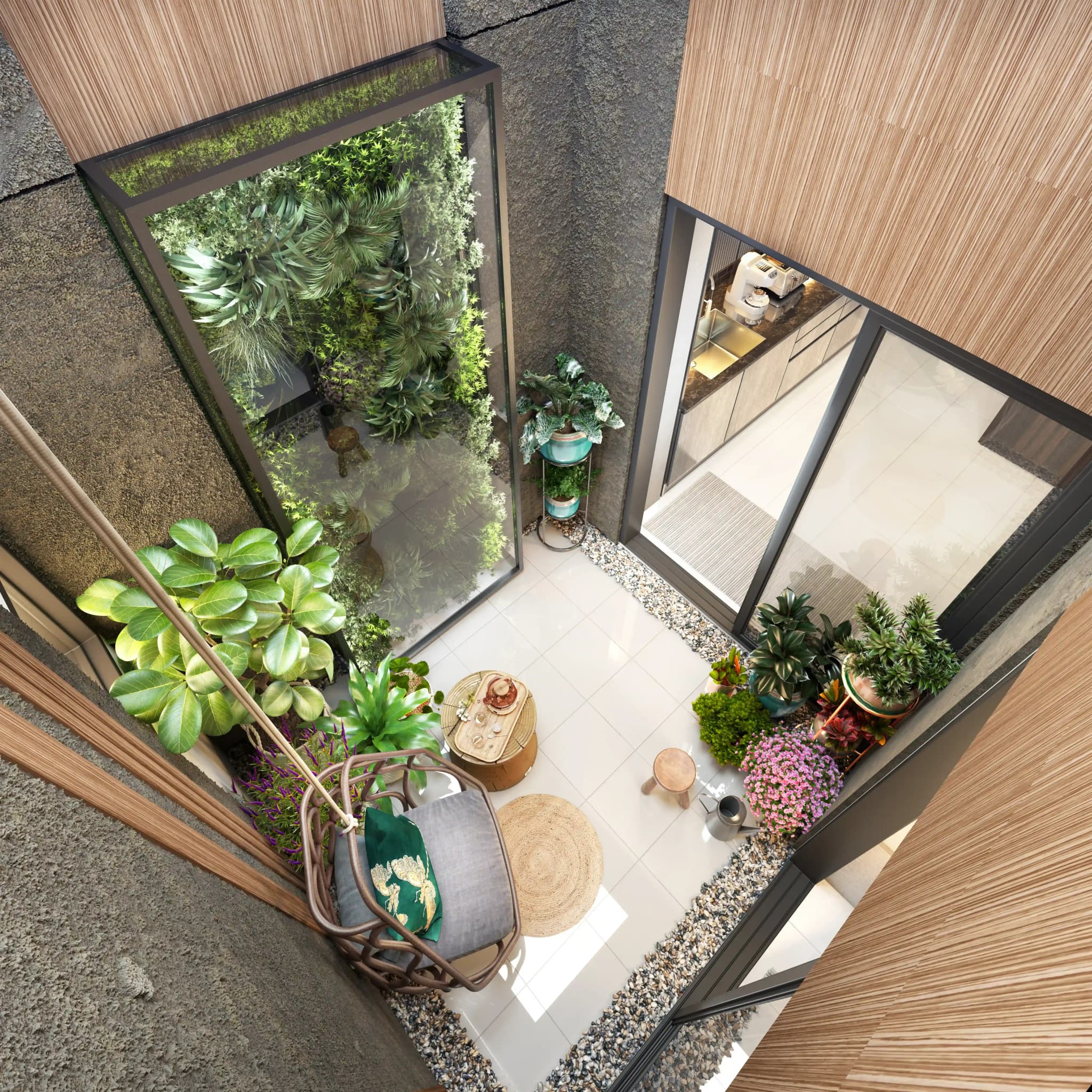 fa ch courtyard